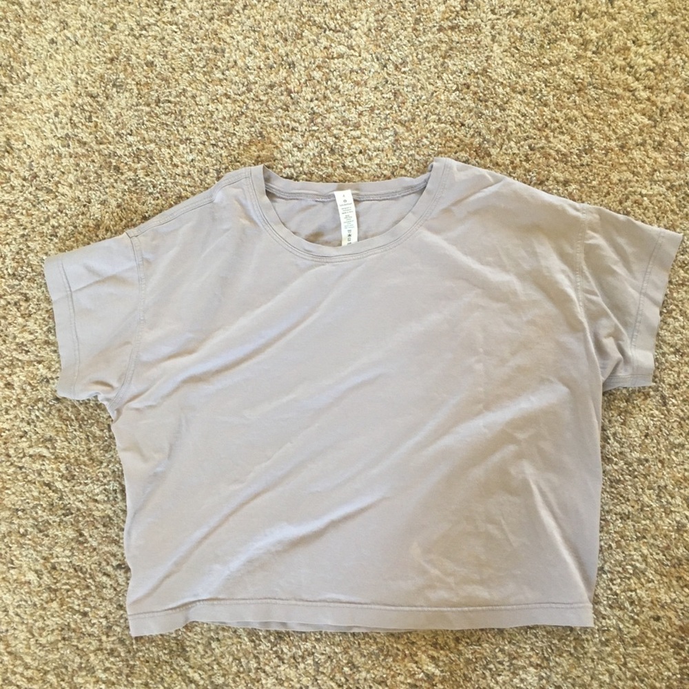Cates Crop Tee Lululemon Size 4